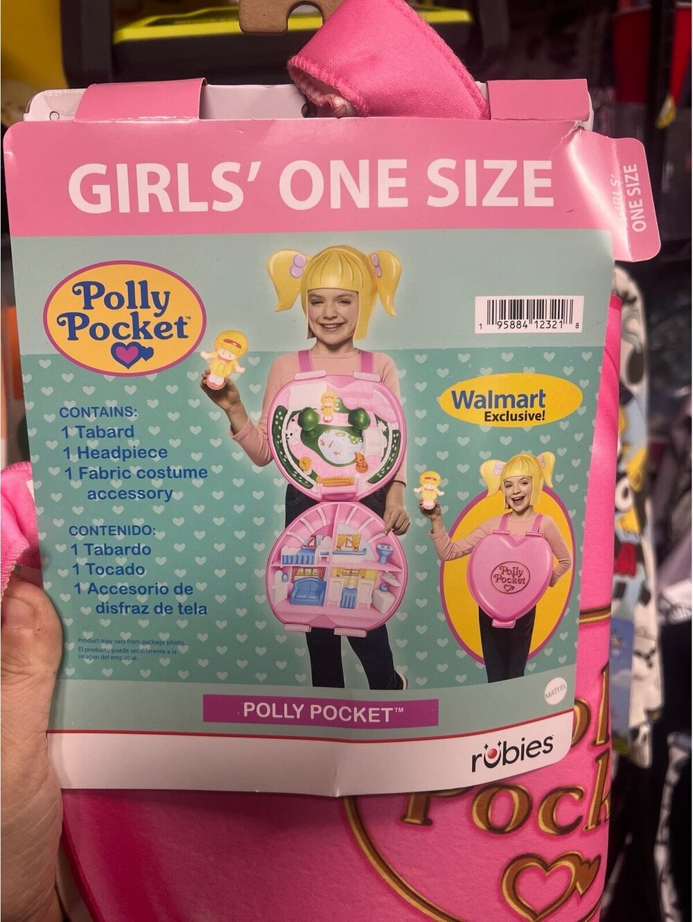 Girls Polly Pocket Halloween Costume O/S